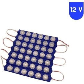 Resim 12 Volt 6 Watt 6 Lensli Mavi 3030 Smd Led Modül Ip65 10 Adet Modül 