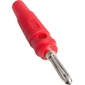 Resim Powermaster Fiş Banan Silikonlu Jack Kırmızı (IC-238B) 