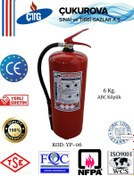 Resim CTG Yangın Söndürme Tüpü/6 Kg ABC KÖPÜK /Askı Aparatı/Fosfor Levha/Ev,Ofis,Otel,Hastane,Okul 