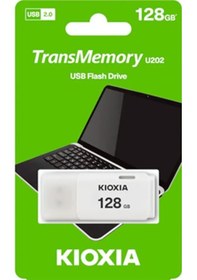 Resim Kioxia 128GB U202 Beyaz Usb 2.0 Flash Bellek 