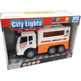 Resim Ceren Toys Işıklı ve Sesli Ambulans Kamyon 