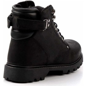 Resim Siyah Hakiki Deri Kadın Bot & Bootie K02513190403 Siyah 