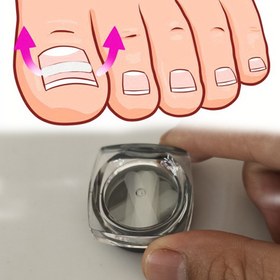 Resim 20 Adet Tırnak Bakım Seti, İçe Çıkma Önleyici Pedler, El ve Ayak Bakımı için Tırnak Yaması, Tırnak Büyüme İlaçları 