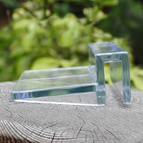 Resim 4 adet Akrilik Akvaryum Cam Kelepçeleri - 6mm Kalınlığa Uygun, Şeffaf Akvaryum Destek Braketleri 