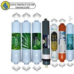 Resim Pemax Water Solutions Puricom Kapalı Kasa Su Arıtma Cihazlarına Sertifikalı 7'li B12 Alkali- Platinium Mebran Mineral 
