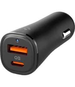 Resim Spigen 48W USB-C 2 Port Araç içi Hızlı Şarj Aleti PPS Desteği Akım Korumalı Güç Adaptörü Çakmaklık iPhone & Android & iPad Type-C PD 3.0 30W + QC 3.0 18W - ACP08447 