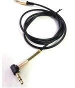 Resim Electroon 3 5Mm Stereo Gold Siyah Silikon Aux Kablo 1Mt 