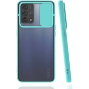 Resim Mobaxaksesuar Oppo A74 4g Kılıf Kamera Kapatmalı Lensi Case 