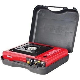 Resim Nurgaz Portatif Tekli Piknik Ocağı Kırmızı 