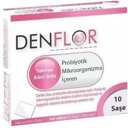 Resim Denflor Probiyotik İçeren Takviye Edici Gıda 10 Saşe 
