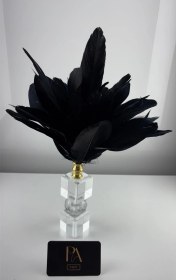 Resim Ty-syh-gld Kristal Kartal Tüy Dekoratif Obje Biblo Süs Eşya Salon Aksesuar Sehpa Masa Konsol Ofis Salon Dekor 