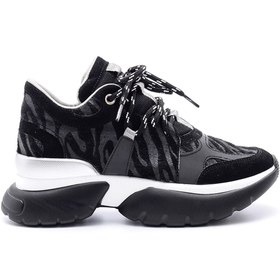 Resim Kadın Zebra Detaylı Sneaker 