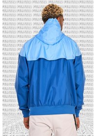Resim Nike Sportswear Windrunner Jacket Blue Navy Kapüşonlu Erkek Ceketi Mavi Lacivert 
