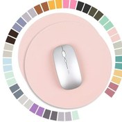 Resim 2'li Paket İnce Su Geçirmez Pu Deri Mouse Pad Dikişli Kenarlar Diğer 