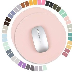 Resim 2'li Paket İnce Su Geçirmez Pu Deri Mouse Pad Dikişli Kenarlar Diğer 