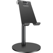 Resim Ada Metal Alüminyum Alaşım Kaldırma Masaüstü Cep Telefonu iPad Standı Canlı Teleskopik Ayar Phablet Standı (Yurt Dışından) 