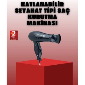 Resim Allians Taşınabilir Katlanabilir Saç Kurutma Makinesi, Seyahat Dostu, Kolay Kullanım 