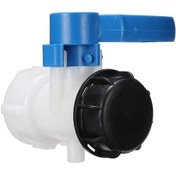 Resim Pazly 62/75mm Ibc Tank Adaptörü, Kelebek Vanası Musluk, Korozyon Dayanıklı, Dn50, Sıvı Tahliye, Sanayi Uygulamaları İçin Dn50 