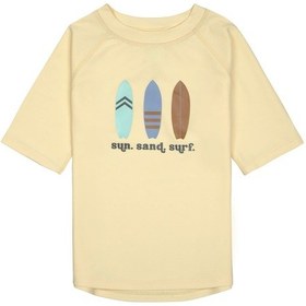 Resim Lassig Surfboards Uv Korumalı Kısa Kollu Mayo Tişört Vanilla 
