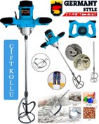 Resim Germany Style 1800W Elektrikli Devir Ayarlı Alçı Boya Ve Harç Karıştırıcı Mixer 