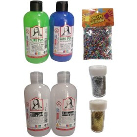 Resim Slime Slaym Yapma Seti 250Ml 4 Adet + Toz Sim 2 Adet + Köpük N11.148 