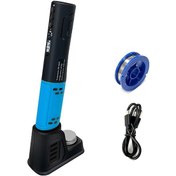 Resim Springsun Usb Li-pil Dijital Göstergeli Isıtıcı, Led Işık Ve Type-c Şarj, 1500mah Pil, Hızlı Isınma, Seramik Isı Çekirdeği - Mavi 