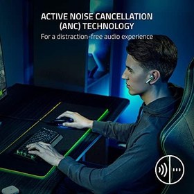 Resim Razer Hammerhead HyperSpeed - Playstation için Kablosuz Çoklu Platform Oyun Kulaklığı (HyperSpeed Kablosuz, Aktif Gürültü Önleme, Bluetooth 5.2, 30 Saate Kadar Pil Ömrü) Beyaz 