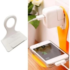 Resim Alpotekno® Universal Mobil Şarj Priz Askısı ve Telefon Tablet Tutucu Stand 