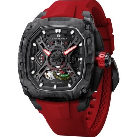 Resim Tsar Bomba Dark Matter 5 Otomatik Saat TB8605 Kırmızı 