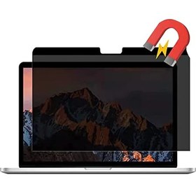 Resim Gld-spt- Newface Apple Uyumlu MacBook Air 13.3 Apple Uyumlu MacBook Manyetik Hayalet Ekran Koruyucu - Siyah 