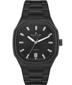 Resim Nacar SAFİR CAM SİYAH ERKEK KOL SAATİ NC40-290607-BBM 