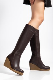 Resim FEMME Kadın Dolgu Taban Fermuarlı Günlük Çizme Refa 
