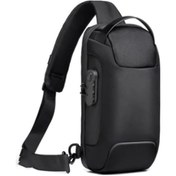 Resim Padalink Erkekler İçin Su Geçirmez Anti-hırsızlık Usb Ön Çanta - Spor Outdoor Çapraz Askılı, Geniş Bölmeli, Organize Taşıma Çok Renkli 