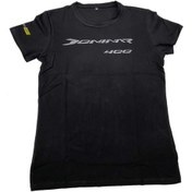 Resim Bajaj Dominar Siyah Erkek T-Shirt % 100 Pamuk 