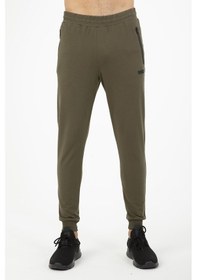 Resim Maraton Sportswear Regular Erkek Ribana Paça Basic Açık Haki Eşofman Altı 18102-açık Haki Açık Haki 