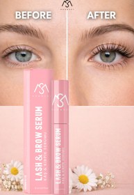 Resim moonset Kaş ve Kirpik Serumu - Güçlendirici, Uzatıcı ve Besleyici Vegan Bakım Serumu (8 ml) 
