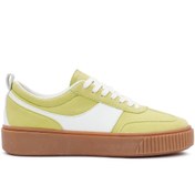 Resim Derimod ACBC x Derimod Kadın Sarı Bağcıklı Süet Sneaker 25SFD435210 