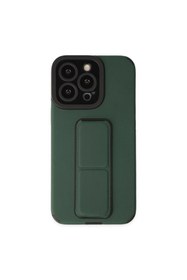 Resim artlab Art İphone 14 Pro Kılıf Mega Standlı Silikon - Yeşil Lab 