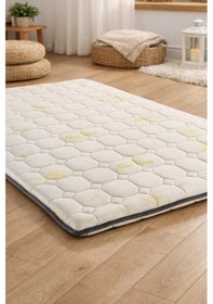 Resim Aloe 5cm Sünger Şilte 140x190 Ped Yatak Şiltesi Pedi Topper Katlanabilir Katlanır 