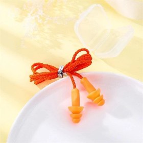 Resim Storemax 10 Adet Hem Gürültüye Hem Suya Karşı Tam Koruma Sağlayan Kulak Tıkacı GE1425 24DB En 352-2 & Ce Belgeli Yüzme Için Kulak Tıkacı Gürültü Önleyici 