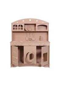 Resim Ahşap Çocuk Mutfak Oyuncak Set 