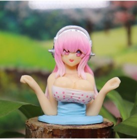 Resim Geekyou Sonya Figürlü Araç İçi Dekor, Pvc Malzeme, 6.5 Cm Boyutunda, Kutusunda 