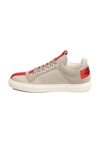 Resim Cesare Paciotti Vvlu6ftsz Gri Kırmızı Deri Sneaker Erkek Ayakkabı Gri 