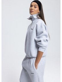 Resim Mai Studios Co. Ravel Fermuarlı Detay Karmelanj Eşofman Takım Kar Melanj 