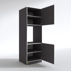 Resim Kenz Life Modern Ankastre Fırın Dolabı Suntalam Malzeme 180x60x58 cm Pratik Kullanım 