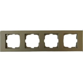 Resim Ovivo Grano Metallic Dörtlü Çerçeve Antrasit 