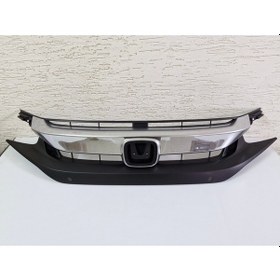 Resim Honda Civic Fc5 Ön Panjur Sensör Delikli Krom Sıfır 2019-2021 