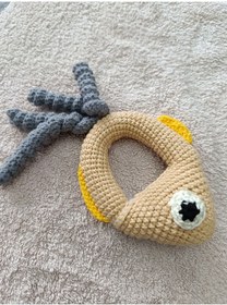 Resim Balık Çıngırak Amigurumi Çok Renkli 