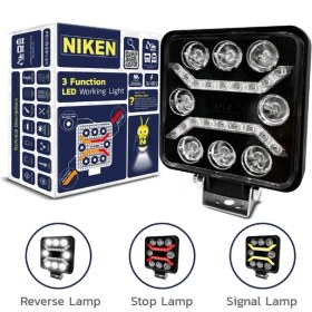 Resim Niken Çalışma Lambası Pro 8 LED 3 Fonksıyon Kare 