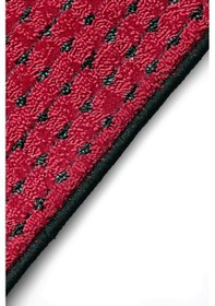 Resim Kapsüle Benekli Bukle Halıdan Basamak Ve Merdiven Paspası - Bordo Benekli / Adet Olarak Satılır Null 